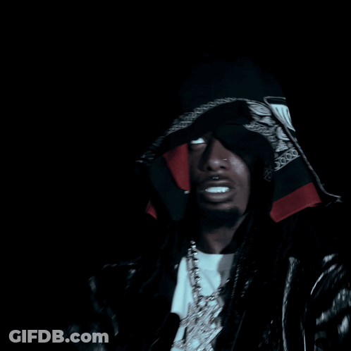Man With Bandana Saying 000000 GIF
