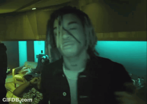 Man With Bandana Saying 000000 GIF