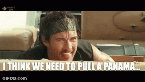 Man With Bandana Saying Pull A Panama GIF