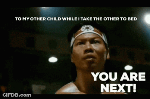 Man With Bandana Saying You Are Next GIF