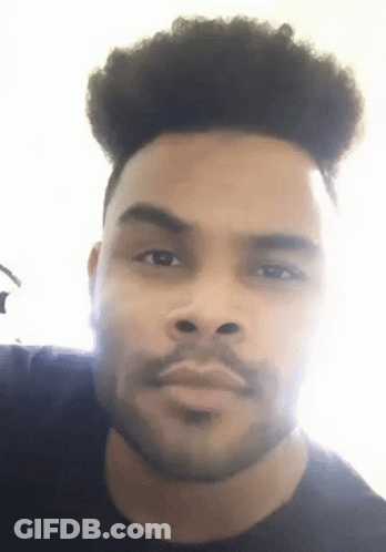 Man With Beard And Afro GIF