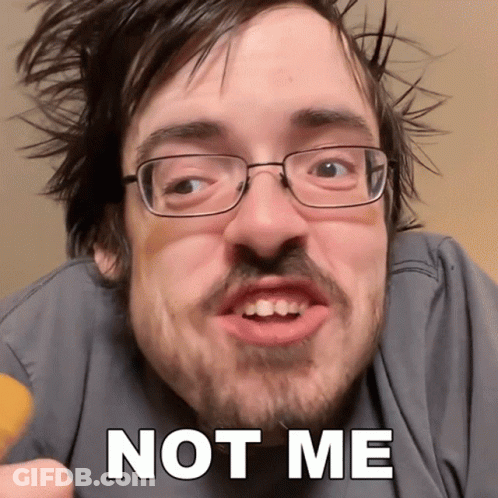 Man With Beard And Bandana Saying God Decided Not Me GIF