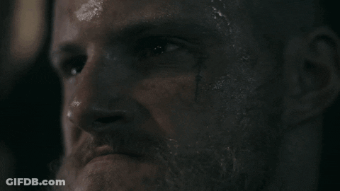 Man With Beard And Bloody Eye GIF