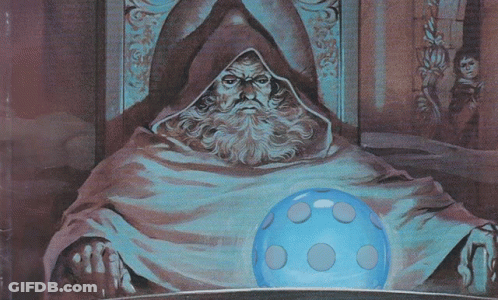Man With Beard And Blue Ball GIF