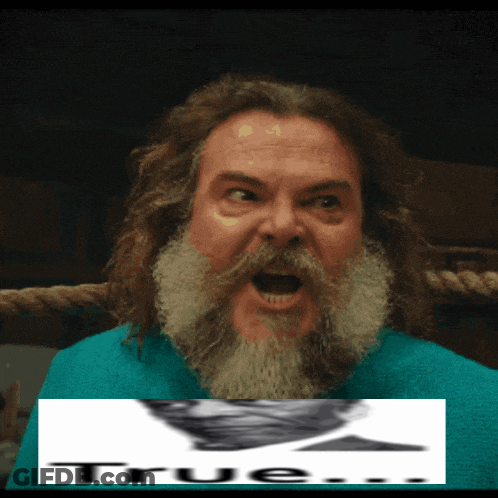 Man With Beard And Blue Shirt True GIF