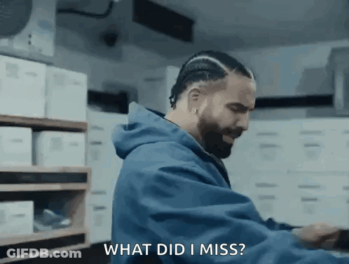 Man With Beard And Braids Asking What Did I Miss GIF