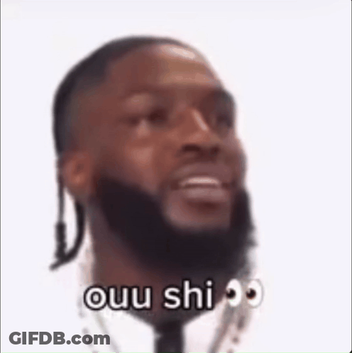 Man With Beard And Braids Funny Face Ouu Shi GIF