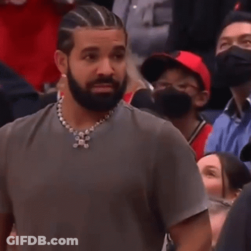 Man With Beard And Braids Touching Hair GIF