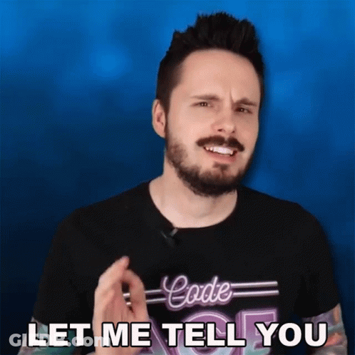 Man With Beard And Code Shirt GIF