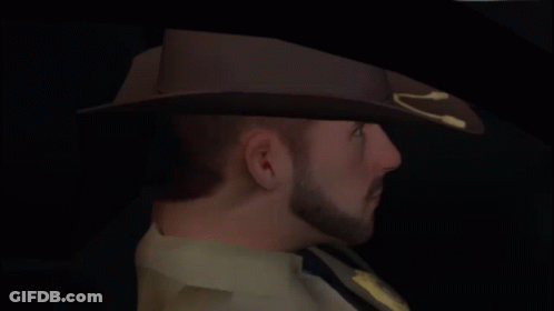 Man With Beard And Cowboy Hat GIF