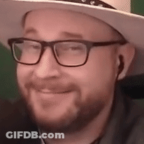 Man With Beard And Cowboy Hat GIF