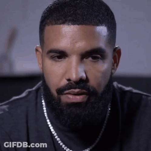 Man With Beard And Diamond Chain GIF