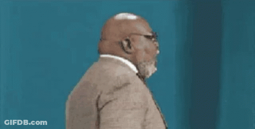 Man With Beard And Glasses In Suit And Tie GIF