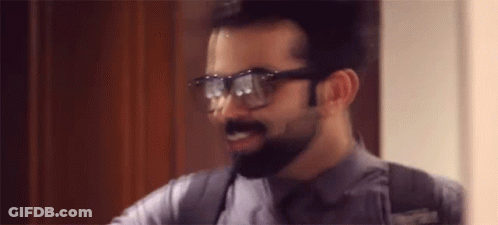 Man With Beard And Glasses GIF