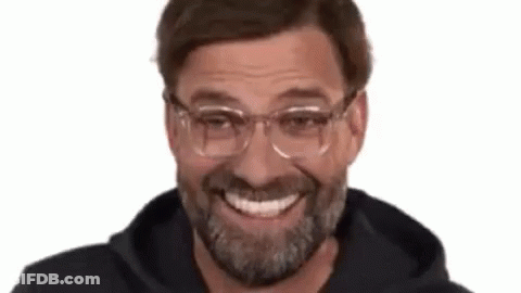 Man With Beard And Glasses Smiling In Black Hoodie GIF