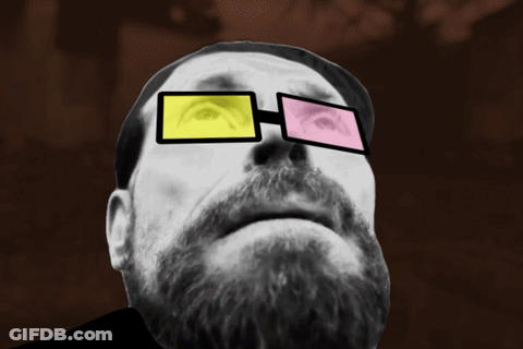 Man With Beard And Glasses GIF