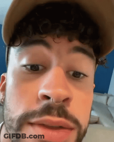 Man With Beard And Hat GIF