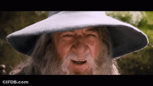 Man With Beard And Hat Looking At Camera GIF