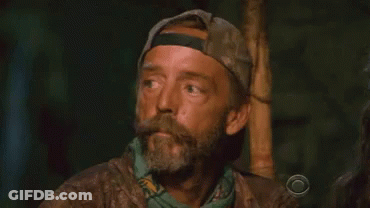 Man With Beard And Hat Making Funny Face GIF
