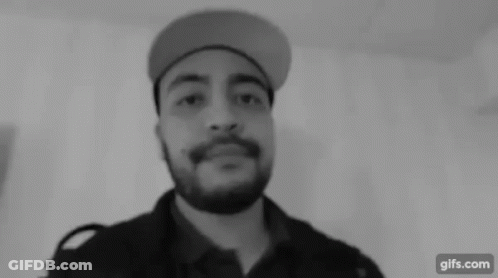 Man With Beard And Hat Master Snakou GIF