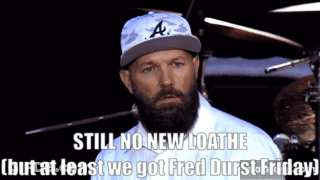 Man With Beard And Hat Saying Still No New Loath GIF
