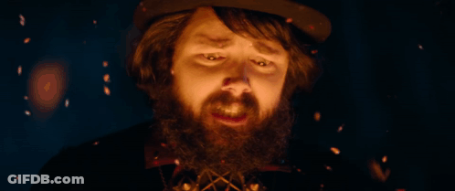 Man With Beard And Hat Says How Deep Does That Hole GIF