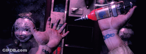 Man With Beard And Hat Sitting In Chair Saying Nothing But Doo Doo In There GIF