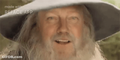 Man With Beard And Hat Smiling At Camera GIF