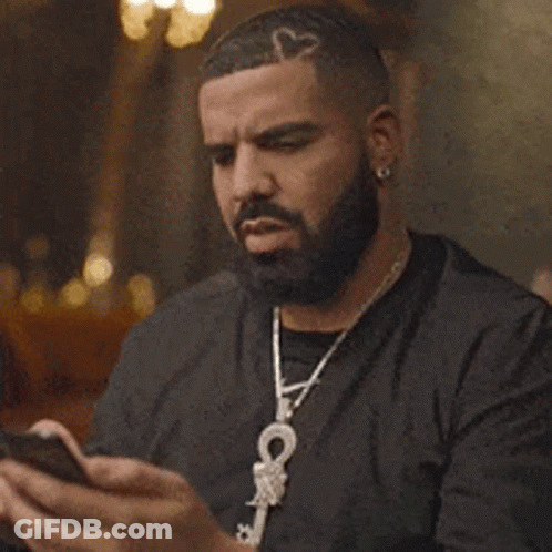 Man With Beard And Heart Hair Saying Wow GIF