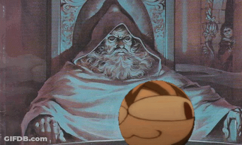 Man With Beard And Hooded Cloak Number 2 GIF