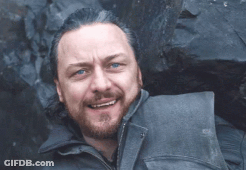 Man With Beard And Long Hair Smiling GIF