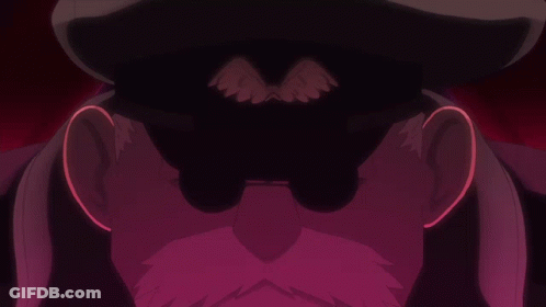 Man With Beard And Mustache In Pink Jacket GIF
