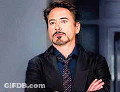 Man With Beard And Mustache In Suit And Tie Arms Crossed GIF