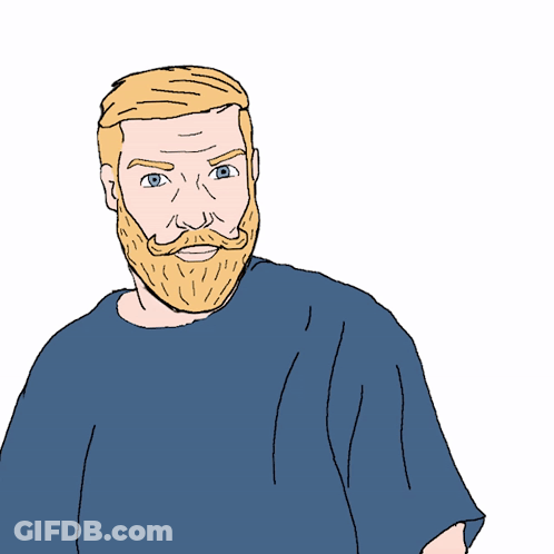 Man With Beard And Mustache Who Is It GIF