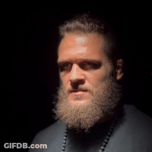 Man With Beard And Necklace GIF