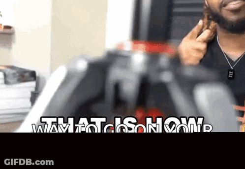 Man With Beard And Necklace Says That Is How Your It Examines GIF