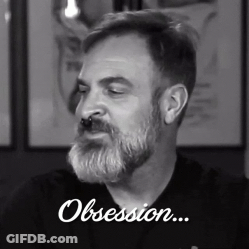 Man With Beard And Obsession GIF