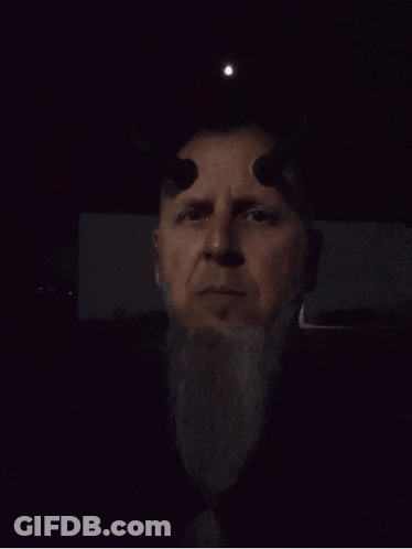 Man With Beard And Open Mouth GIF