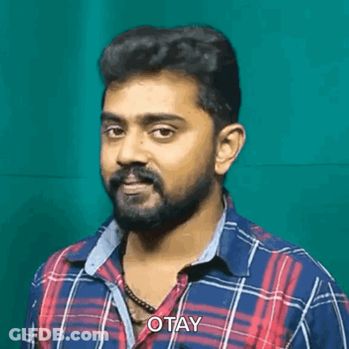 Man With Beard And Otay Face GIF