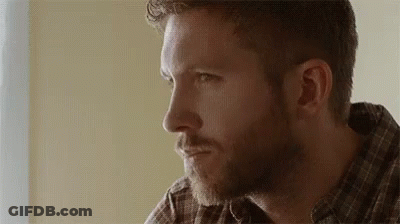 Man With Beard And Plaid Shirt GIF
