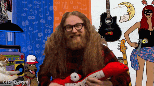 Man With Beard And Proud Republican Hat GIF