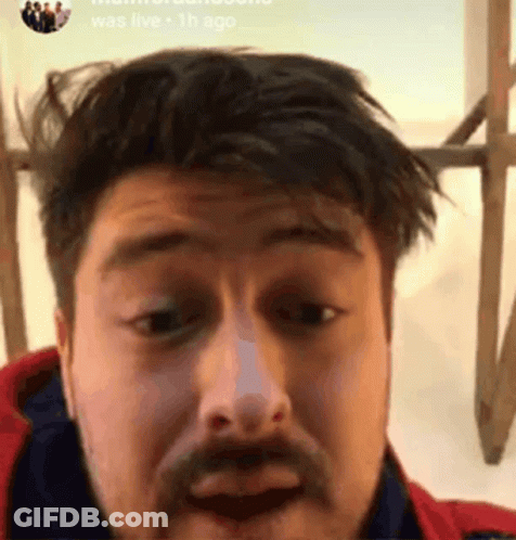 Man With Beard And Red Jacket GIF