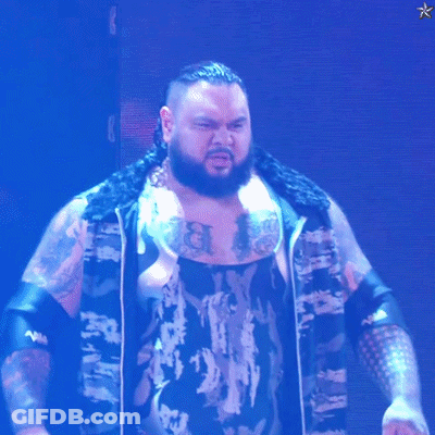 Man With Beard And Star On Blue Background GIF