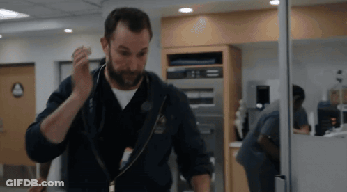 Man With Beard And Stethoscope GIF