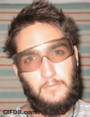 Man With Beard And Sunglasses GIF