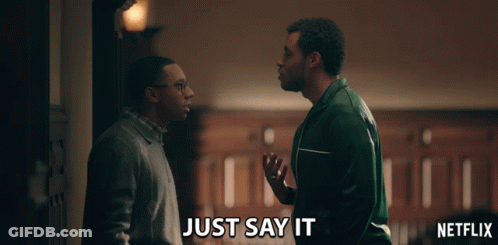 Man With Beard And Tie Saying We Are Exactly GIF