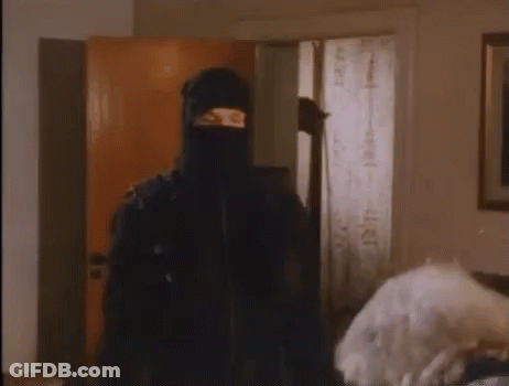 Man With Beard And White Hair Making A Fist GIF
