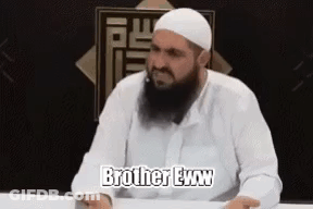 Man With Beard And White Hat Talking GIF