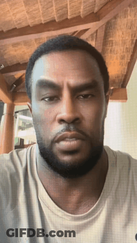 Man With Beard And White Shirt GIF