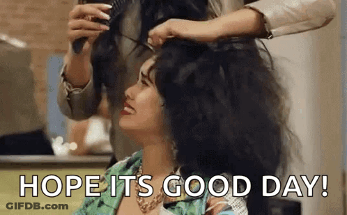 Man With Beard And Wig Making Funny Face GIF